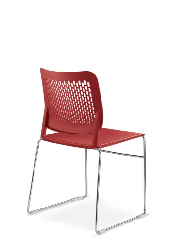 Кресло LD SEATING TIME 160-Q-N4 для посетителей, на полозьях - цена Киев, Днепр, Одесса, Львов, Киев