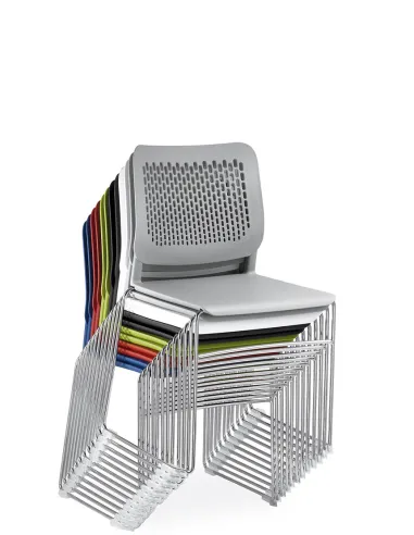 Кресло LD SEATING TIME 160-Q-N4 для посетителей, на полозьях - цена Киев, Днепр, Одесса, Львов, Киев