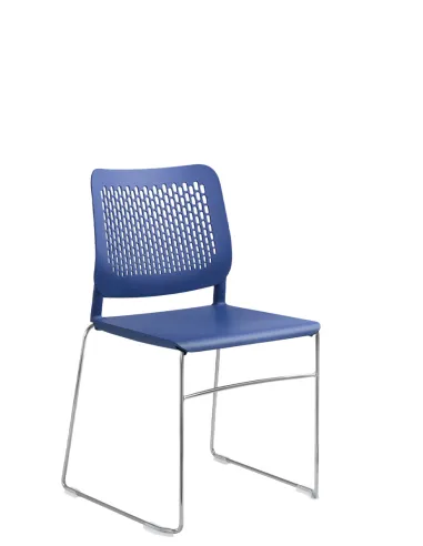 Кресло LD SEATING TIME 160-Q-N4 для посетителей, на полозьях - цена Киев, Днепр, Одесса, Львов, Киев