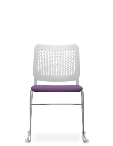 Кресло LD SEATING TIME 161-Q-N4 для посетителей, на полозьях - цена Киев, Днепр, Одесса, Львов, Харьков