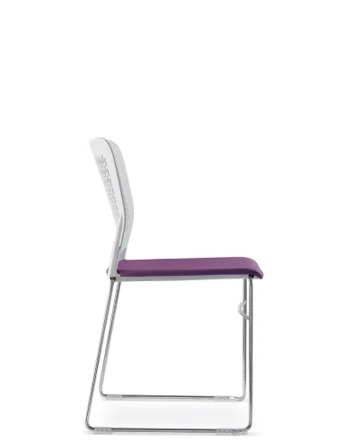 Кресло LD SEATING TIME 161-Q-N4 для посетителей, на полозьях - цена Киев, Днепр, Одесса, Львов, Харьков