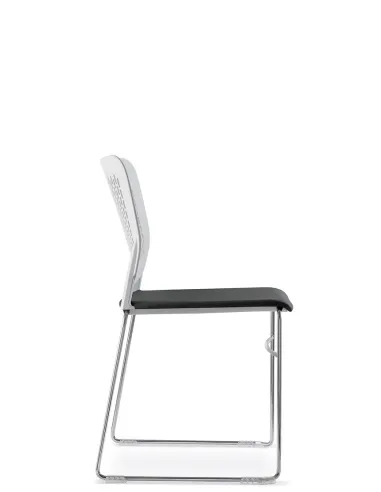 Кресло LD SEATING TIME 161-Q-N4 для посетителей, на полозьях - цена Киев, Днепр, Одесса, Львов, Харьков