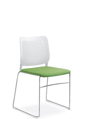 Кресло LD SEATING TIME 161-Q-N4 для посетителей, на полозьях - цена Киев, Днепр, Одесса, Львов, Харьков