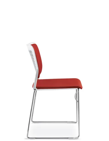 Кресло LD SEATING TIME 162-Q-N4 для посетителей, на полозьях - цена Киев, Днепр, Одесса, Львов, Харьков