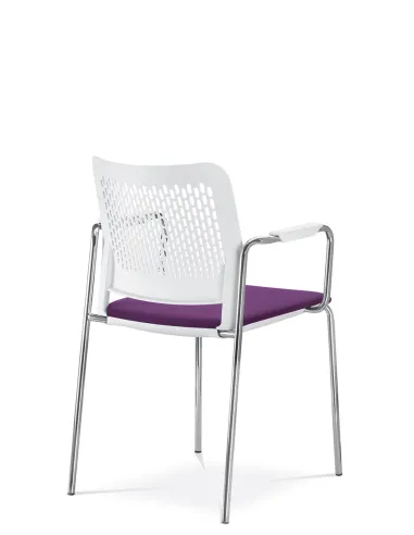 Кресло LD SEATING TIME 171-N4, BR для посетителей, на ножках - цена Киев, Днепр, Одесса, Львов, Харьков