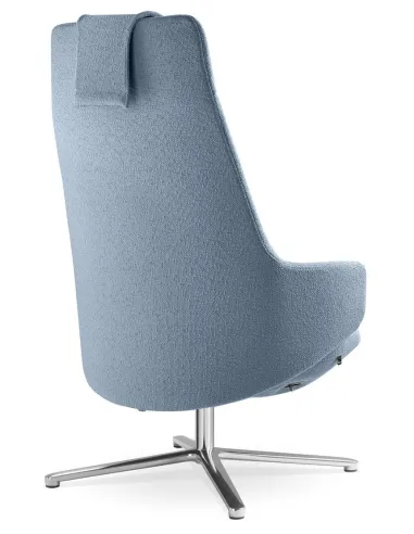 Кресло LD SEATING MELODY LOUNGE ML-XL-FR, N6 тканевое, с высокой спинкой - цена Киев, Днепр, Одесса, Львов, Харьков