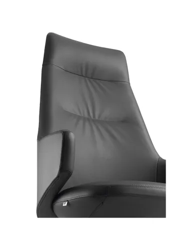 Кресло LD SEATING MELODY LOUNGE ML-XL-FR, FW кожаное, с высокой спинкой -цена Киев, Днепр, Одесса, Львов, Харьков