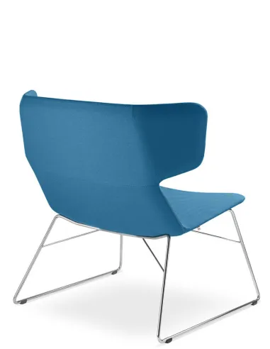 Кресло LD SEATING FLEXI LOUNGE FL-LQ-N4 для посетителей, на полозьях - цена Киев, Днепр, Одесса, Львов, Харьков