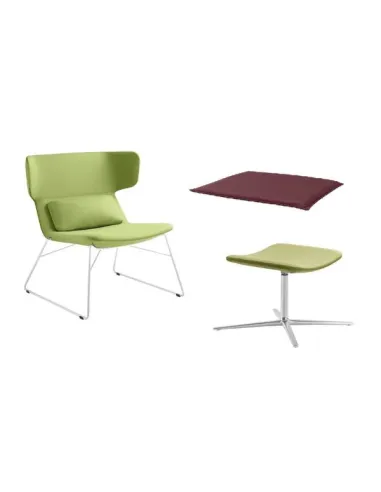 Оттоманка для ног LD SEATING FLEXI LOUNGE FL-T, N6 - цена Киев, Днепр, Одесса, Львов, Харьков