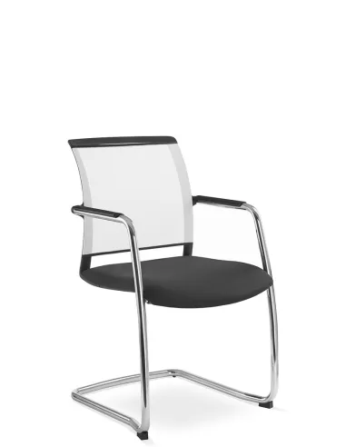 Кресло LD SEATING LOOK 272-Z для посетителей, на полозьях - цена Киев, Днепр, Одесса, Львов, Харьков