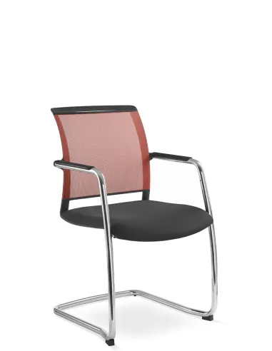 Кресло LD SEATING LOOK 272-Z для посетителей, на полозьях - цена Киев, Днепр, Одесса, Львов, Харьков