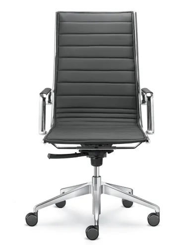 Кресло LD SEATING FLY 710 для руководителя, кожаное - цена Киев, Днепр, Одесса, Львов, Харьков