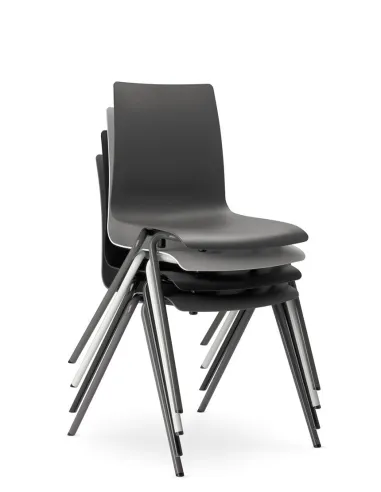 Кресло LD SEATING EVO 010-N1 для посетителей, на ножках - цена Киев, Днепр, Одесса, Львов, Харьков