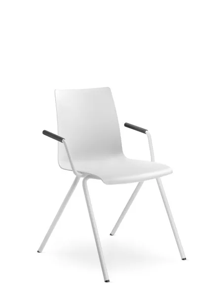 Кресло LD SEATING EVO 010-N0, BR для посетителей, на ножках — оригинал | Kreslalux