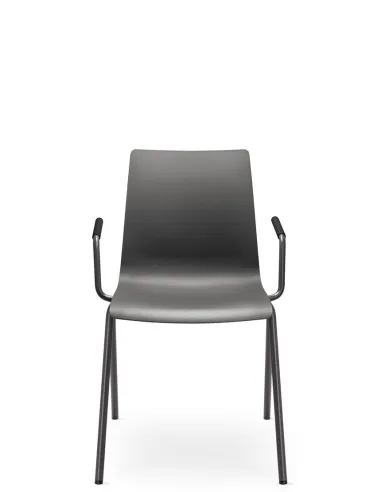 Крісло LD SEATING EVO 010-N5, BR для відвідувачів, на ніжках - ціна Київ, Дніпро, Одеса, Львів, Харків