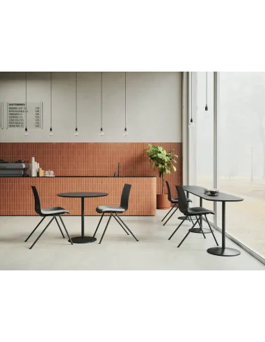 Крісло LD SEATING EVO 010-N5, BR для відвідувачів, на ніжках - ціна Київ, Дніпро, Одеса, Львів, Харків