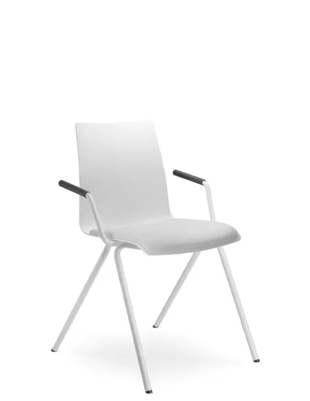 Кресло LD SEATING EVO 011-N0, BR для посетителей, на ножках — оригинал | Kreslalux