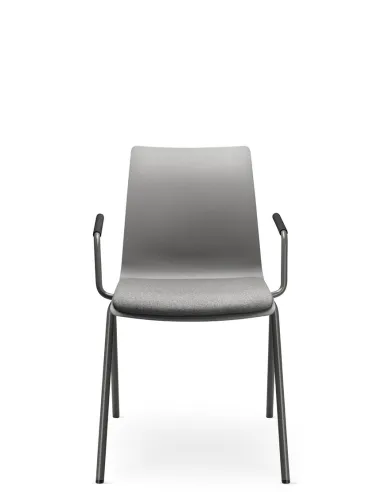 Кресло LD SEATING EVO 011-N3, BR для посетителей, на ножках - цена Киев, Днепр, Одесса, Львов, Харьков