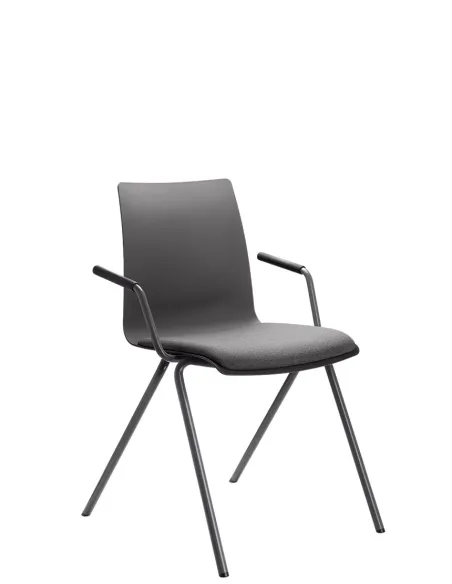 Кресло LD SEATING EVO 011-N5, BR для посетителей, на ножках — Чехия | Kreslalux