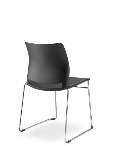 Кресло LD SEATING TREND 520-Q-N4 для посетителей, на полозьях - цена Киев, Днепр, Одесса, Львов, Харьков