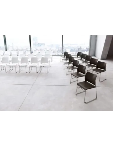 Кресло LD SEATING TREND 520-Q-N4 для посетителей, на полозьях - цена Киев, Днепр, Одесса, Львов, Харьков