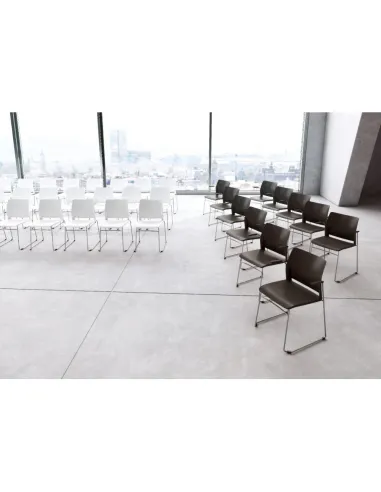 Кресло LD SEATING TREND 520-Q-N0 для посетителей, на полозьях - цена Киев, Днепр, Одесса, Львов, Харьков