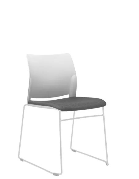 Крісло LD SEATING TREND 521-Q-N0 для відвідувачів, на полозах | Kreslalux
