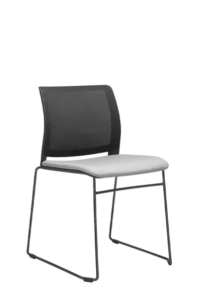 Крісло LD SEATING TREND 525-Q-N1 для відвідувачів, на полозах | Kreslalux