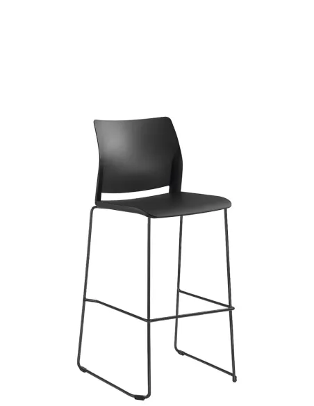 Барное кресло LD SEATING TREND 526-Q-N1 на полозьях — до 120 кг | Kreslalux