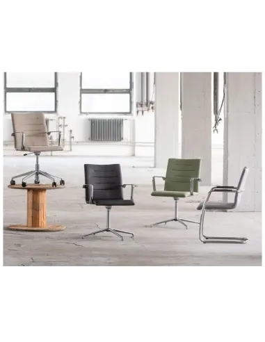 Кресло LD SEATING OSLO 225-Z-N1 для посетителей, на полозьях - цена Киев, Днепр, Одесса, Львов, Харьков