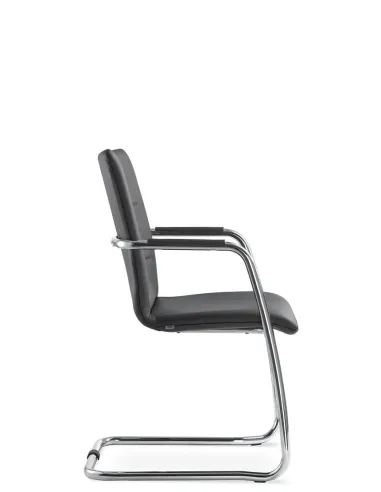 Кресло LD SEATING OSLO 225-Z-N4 для посетителей, кожаное - цена Киев, Днепр, Одесса, Львов, Харьков