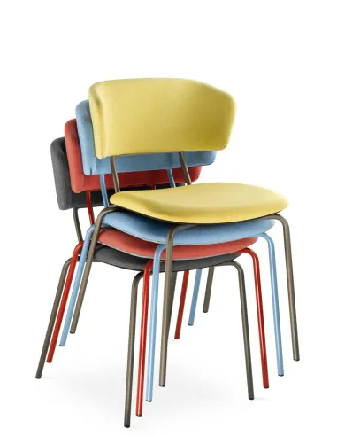 Кресло LD SEATING FLEXI CHAIR 120-N1 для посетителей, на ножках - цена Киев, Днепр, Одесса, Львов, Харьков