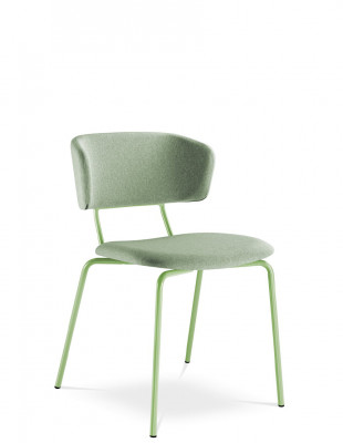 Крісло LD SEATING FLEXI CHAIR 120-NC-GREEN для відвідувачів, на ніжках