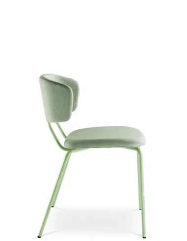 Кресло LD SEATING FLEXI CHAIR 120-NC-GREEN для посетителей, на ножках - цена Киев, Днепр, Одесса, Львов, Харьков