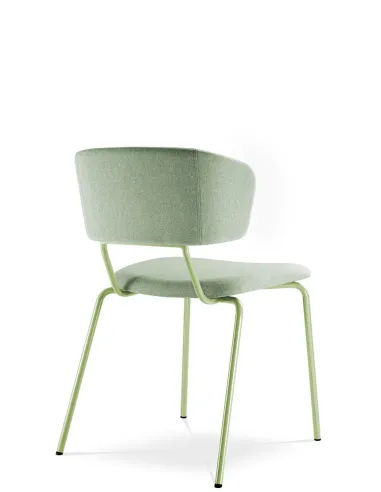Кресло LD SEATING FLEXI CHAIR 120-NC-GREEN для посетителей, на ножках - цена Киев, Днепр, Одесса, Львов, Харьков