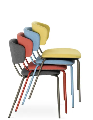 Кресло LD SEATING FLEXI CHAIR 120-NC-GREEN для посетителей, на ножках - цена Киев, Днепр, Одесса, Львов, Харьков