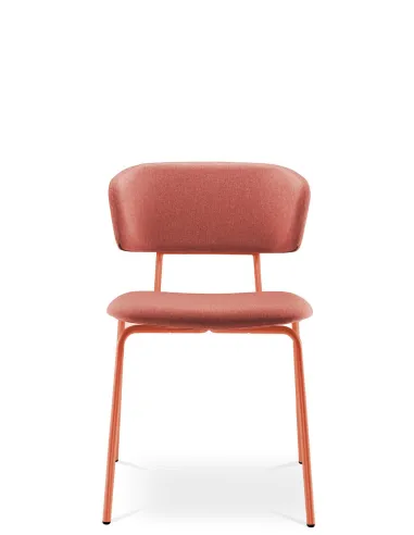 Кресло LD SEATING FLEXI CHAIR 120-NC-RED для посетителей, на ножках - цена Киев, Днепр, Одесса, Львов, Харьков