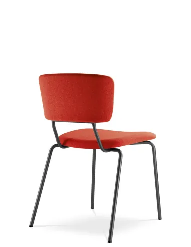 Кресло LD SEATING FLEXI CHAIR 125-N1 для посетителей, на ножках - цена Киев, Днепр, Одесса, Львов, Харьков