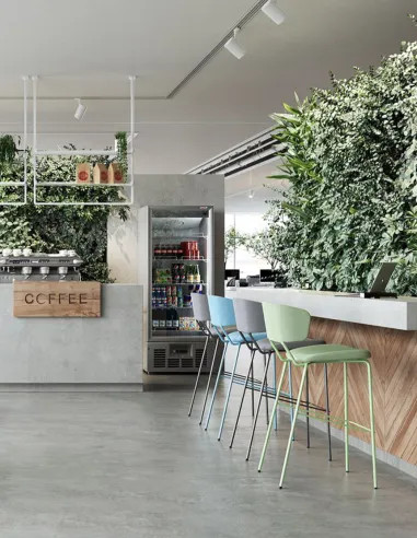 Барное кресло LD SEATING FLEXI CHAIR 122-N1 на ножках - цена Киев, Днепр, Одесса, Львов, Харьков