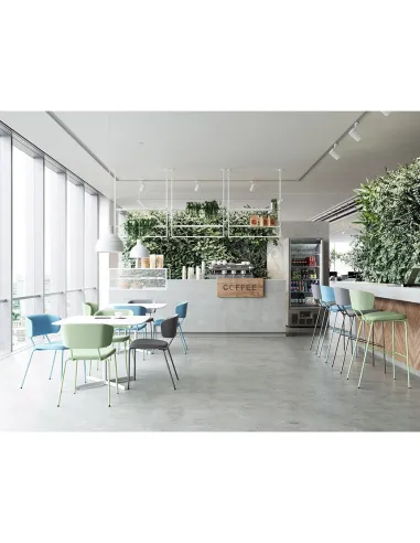 Барное кресло LD SEATING FLEXI CHAIR 122-N1 на ножках - цена Киев, Днепр, Одесса, Львов, Харьков