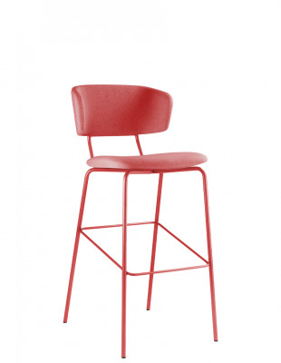 Барное кресло LD SEATING FLEXI CHAIR 122-NC-RED на ножках