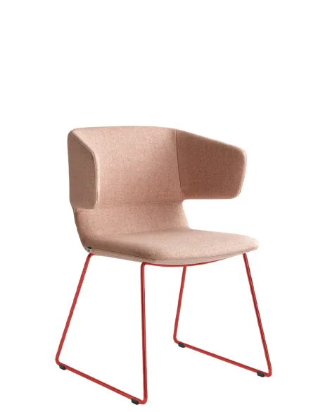 Конференц-кресло LD SEATING FLEXI P FP-Q-NC на полозьях | Kreslalux