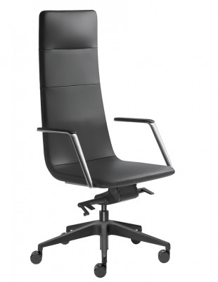 Крісло LD SEATING HARMONY PURE 850-H шкіряне, з високою спинкою