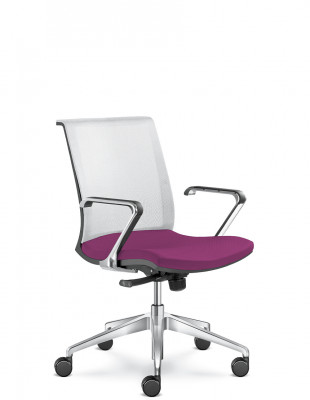 Крісло LD SEATING LYRA NET 203, F80-N6 для відвідувачів