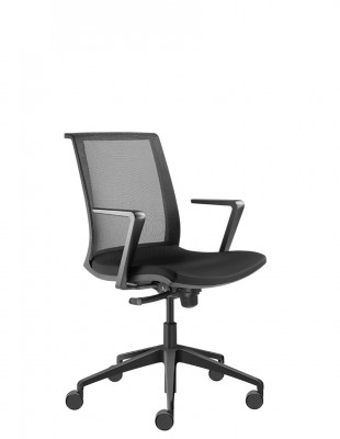 Крісло LD SEATING LYRA NET 203, F80-N1 для відвідувачів