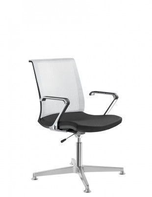 Крісло LD SEATING LYRA NET 203, F34-N6 для відвідувачів