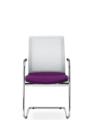 Кресло LD SEATING LYRA NET 203-Z-N4 для посетителей, на полозьях - цена Киев, Днепр, Одесса, Львов, Харьков