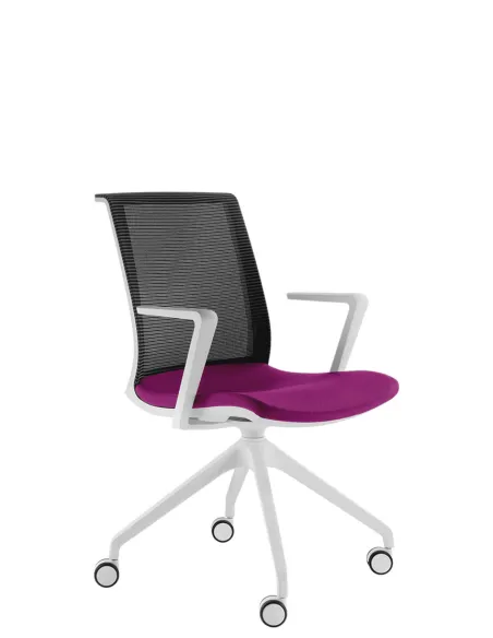 Крісло LD SEATING LYRA NET 213, F95-WH для відвідувачів | Kreslalux