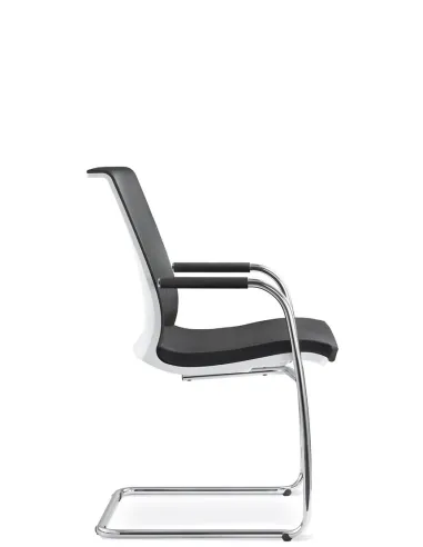 Кресло LD SEATING LYRA NET 213-Z-N4 для посетителей, на полозьях - цена Киев, Днепр, Одесса, Львов, Харьков