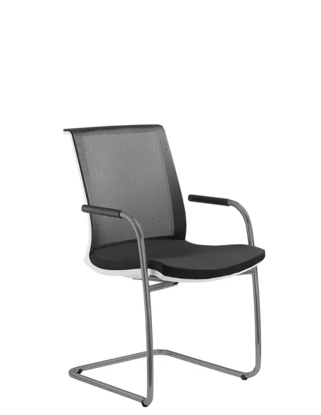 Кресло LD SEATING LYRA NET 213-Z-N2 для посетителей, на полозьях | Kreslalux